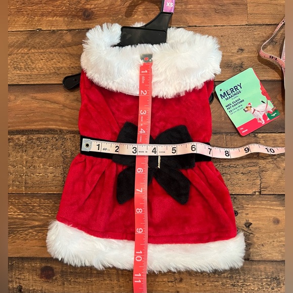 Mrs. Claus Pet Dog Costume Outfit Dress - Picture 5 of 8